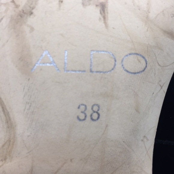 Aldo Ladies Black Patent Stiletto Heels Size 7.5 - Picture 8 of 10